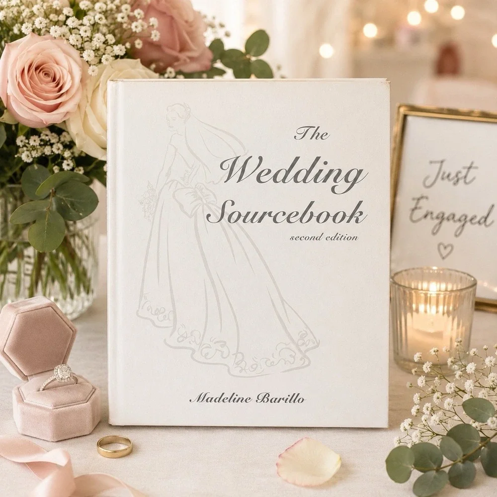 Vintage 1996 The Wedding Sourcebook Book Brides‎ Wedding Planning Guide Classic
